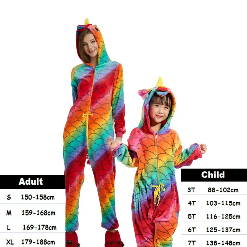 

Kids Adult Women Kigurumi Unicorn Pajamas Animal Anime Cosplay Costume Onepiece Child Boys Girls Baby Jumpsuit Halloween Onesie