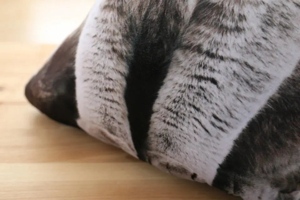 Питомцев кошек в форме подушки похожая на настоящую полоса коричневый, серый Кот Подушка Диван кресло вентиляторы коллекция для детей друзей подарок 50/75 см
