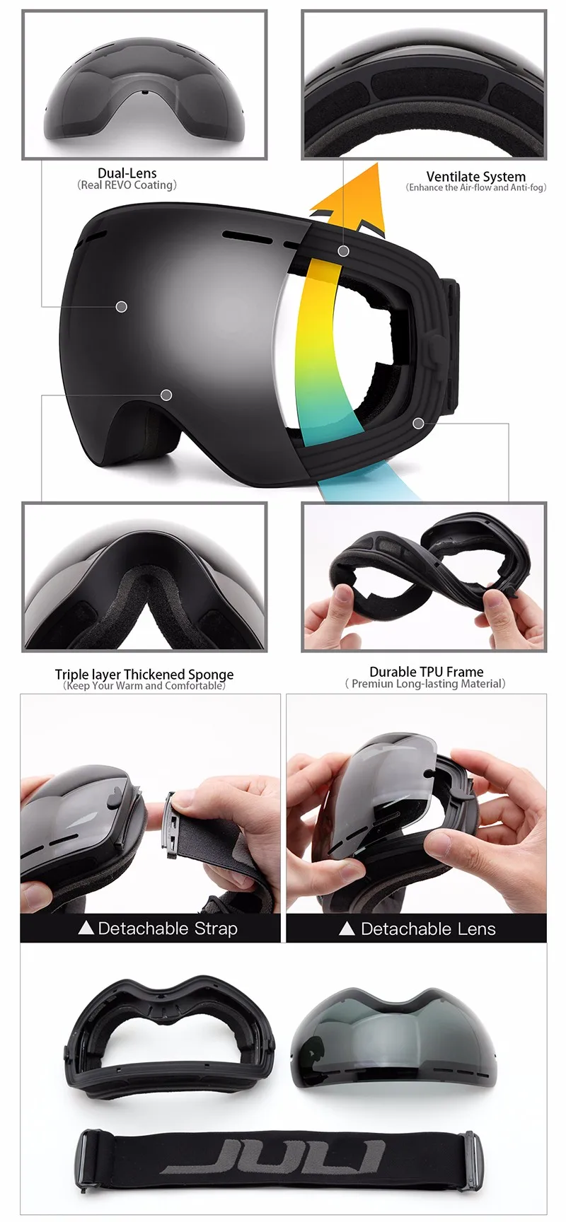snow goggles
