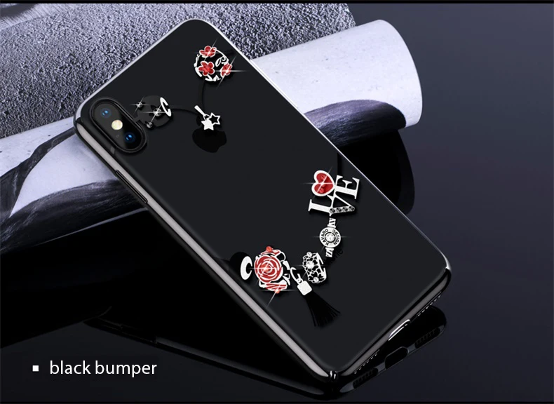 KINGXBAR Case for iPhone Xs Max Case Cute Patterned for iPhone Xs Cover Transparent for iPhoneXs Luxury Crystals from Swarovski  (15)