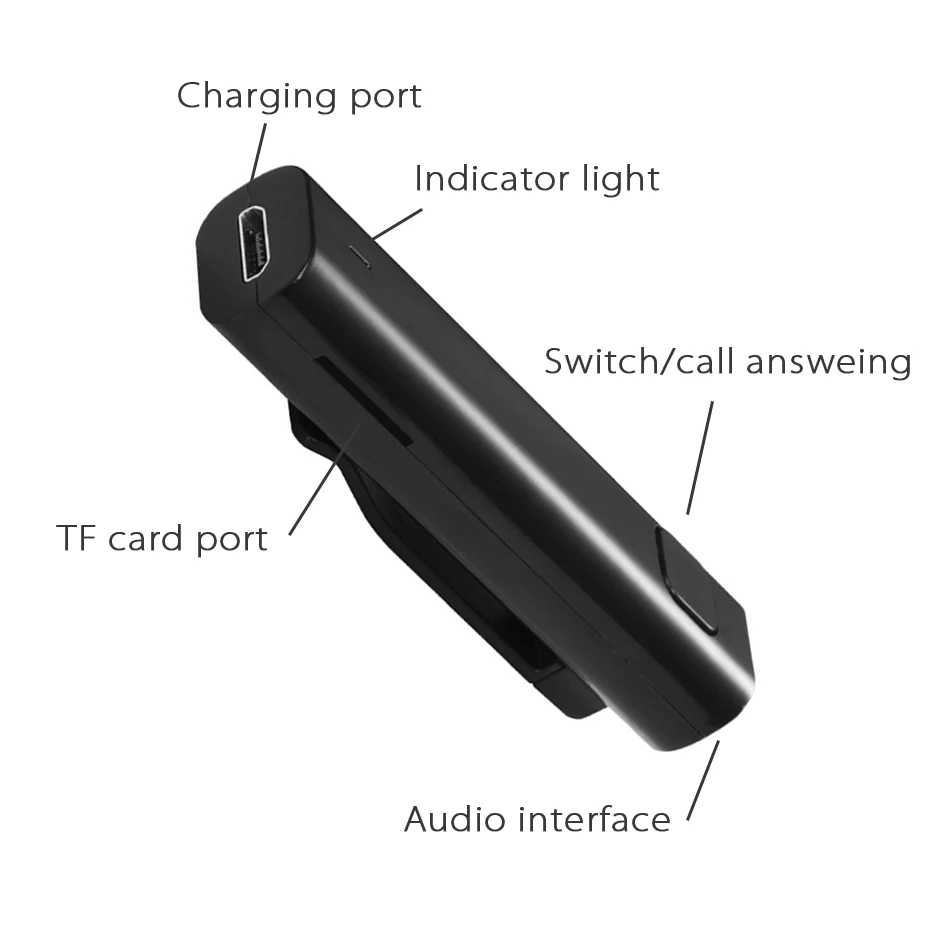 ANBES Универсальный 3 5 мм jack Bluetooth вспомогательный аудиоресивер адаптер Hands free Car Kit
