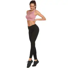 Женский йога фитнес, растяжка, тренировка майка бесшовный ракербэк мягкий спортивный бюстгальтер