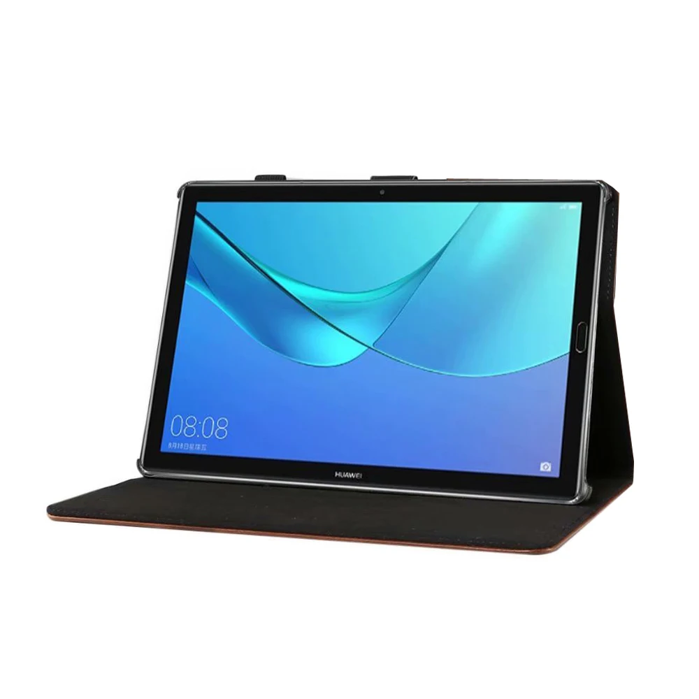 Премиум кожаный чехол для Huawei Mediapad M5 10 Pro 8 CMR W19 W09 AL09 смарт 8|Чехлы планшетов и