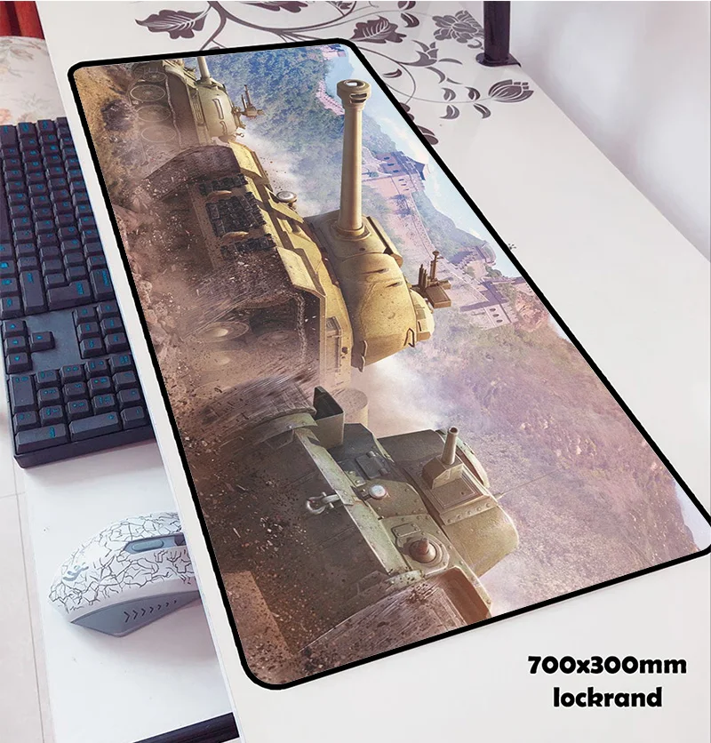World of tanks mouse pad 700x300x3mm pad mouse notbook computer padmouse wot gaming mousepad gamer to keyboard mats mouse pad gaming mousepad