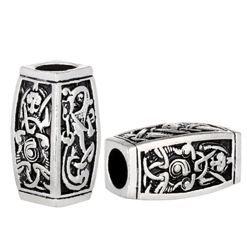 

1pc Large Viking Totems Wolf Beads Hammer for Bracelets for Pendant Necklace DIY for Beard Hair Beads C65