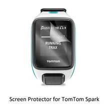 3* Clear LCD PET Film Anti-Scratch Screen Protector Cover for TomTom Tom Tom Spark 3* Clear LCD PET Film Anti-Scratch Screen Protector Cover for TomTom Tom Tom Spark