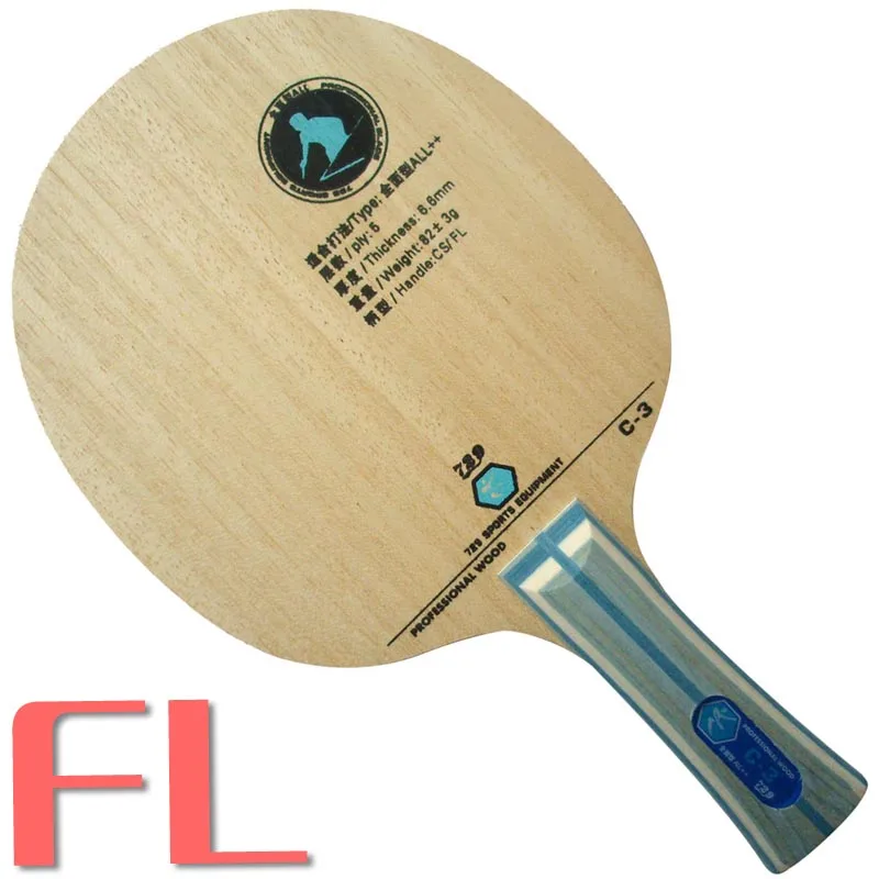 FL Long handle RITC 729 Дружба C-3 C3 C 3 профессиональный деревянный все++ настольный теннис лезвие для пинг понга Ракетки - Цвет: FL Long handle