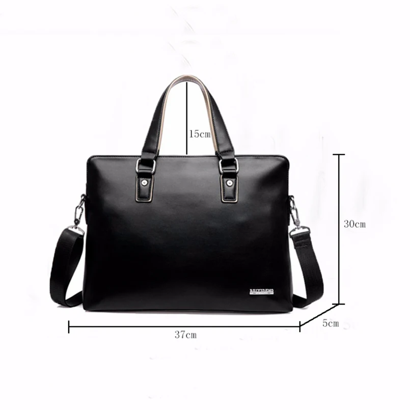 VORMOR, мужской повседневный портфель, сумка из искусственной кожи, сумка через плечо, сумка для компьютера, ноутбука, сумка-тоут, черный/синий