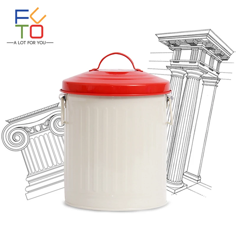 Hot Food Storage Container Iron Jars And Lid Handle Tea Coffee Food Storage Container Iron Jars And Lid Handle Tea Coffee Sugar Flour Dog Can