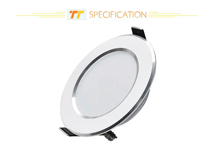 Waterproof LED Downlight Dimmable 18W 15W 12W 9W 7W 5W Warm White Cold White  Recessed LED Lamp Spot Light AC220V AC110