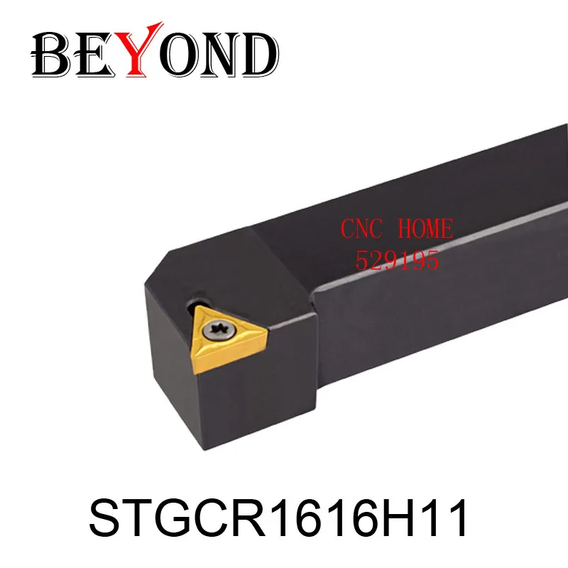 BEYOND 16mm STGCR STGCL STGCR1616H11 STGCL1616H11 TCMT110204 UE6020 Lathe Cutter CNC External Turning Tool Holder Carbide Insert |