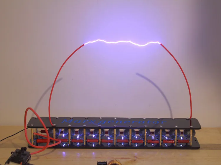 

MARX generator High voltage Spark generator Tesla physical experiment geek toy