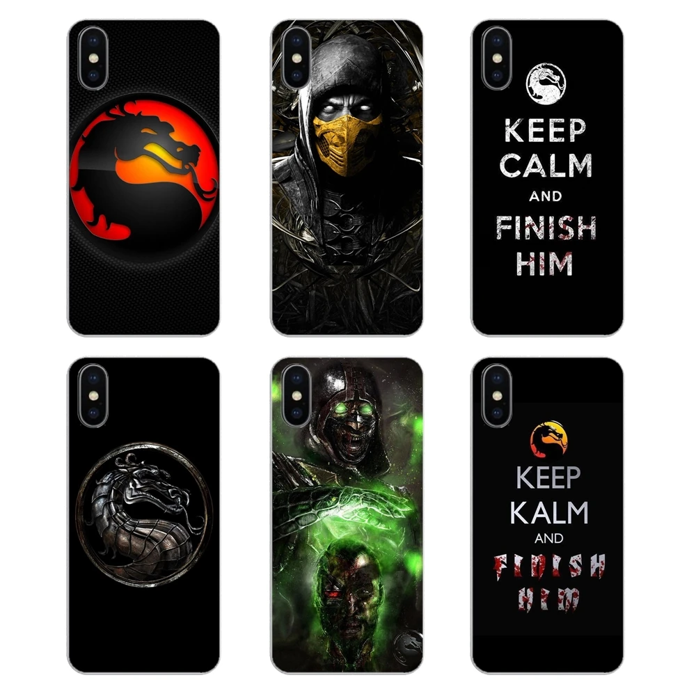 Для Samsung Galaxy Note 8 9 S9 S10 A8 A9 Star Lite Plus A6S A9S Скорпион в Mortal Kombat X маска постер с логотипом