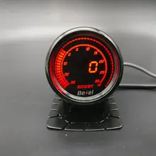Дизайн " 52 мм EVO lcd-30~ 30psi Boost gauge Turbo meter monitor 7 цветов в комплекте gauge pod и sensor