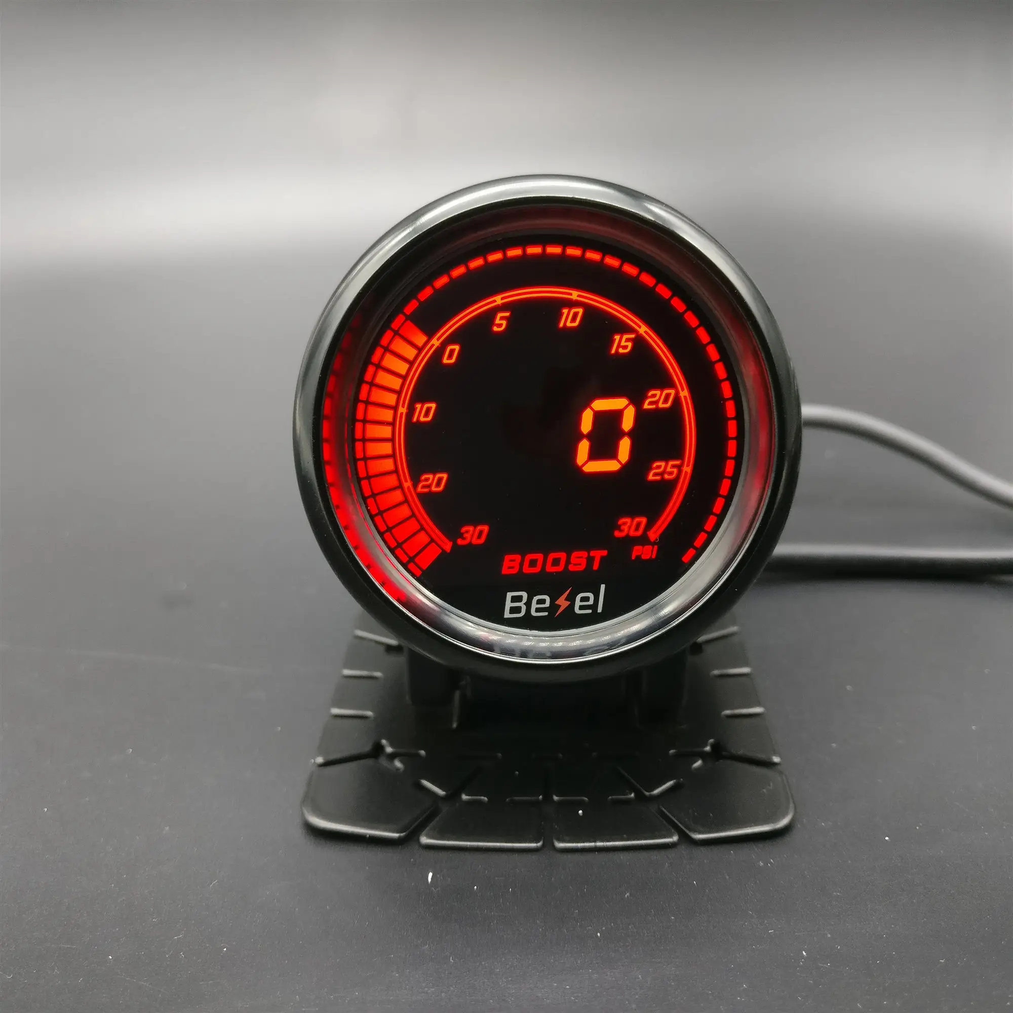 Новый дизайн 2 дюймовый 52 мм EVO LCD 30 ~ 30psi турбометр монитор 7 цветов в комплекте