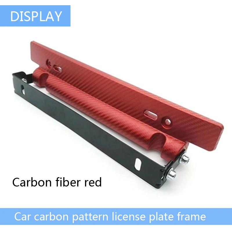 

Universal Auto Car Styling License Plate Frame Holder Stickers Modified Adjustable Shelf For BMW VW Toyota Honda Lexus Nissan