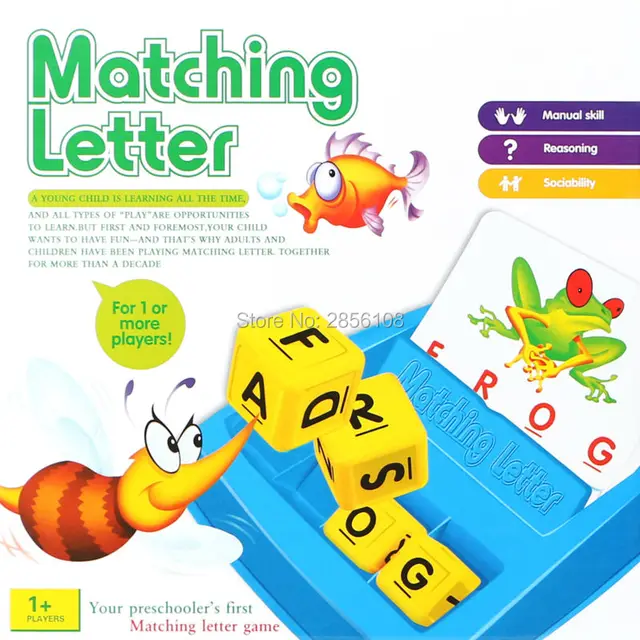 literacy fun game family fun matching letter game learning toys letter learning games