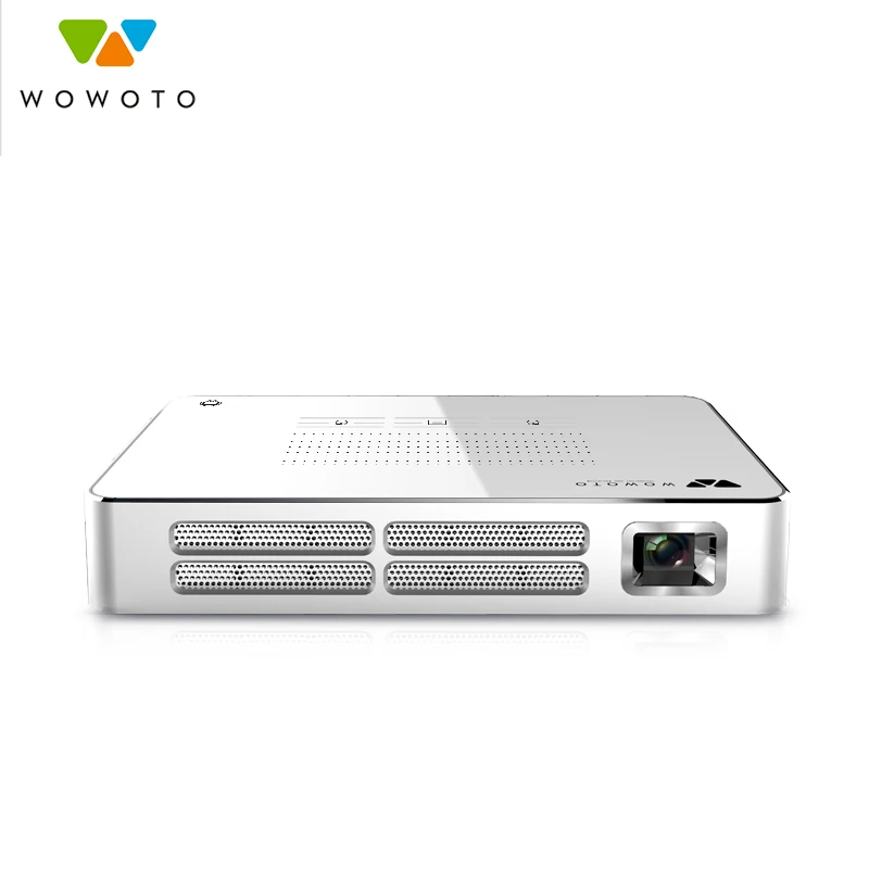 

WOWOTO Home Mini Pico Projector Full Hd Projectors Bluetooth LED Portable Pocket Projectors For Home Cinema A5 Upgraded