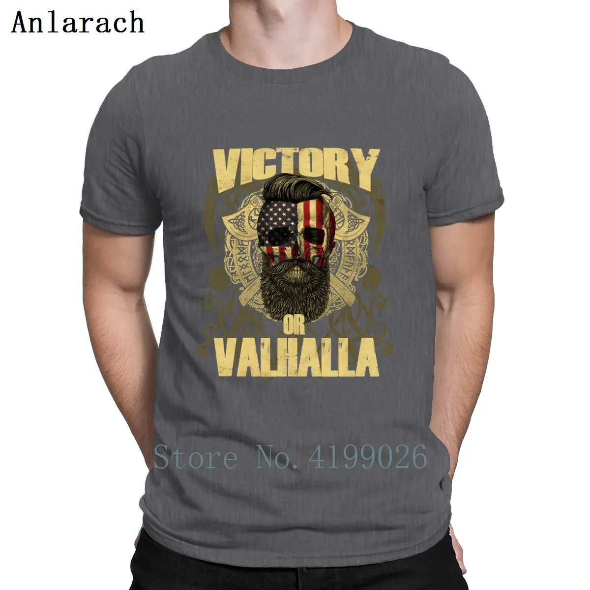 Футболка с надписью Viking Виктори или Valhalla хлопковая одежда весенние футболки на