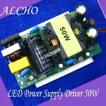 

Free shipping LED Power Supply 50W Driver For 50Watt High power LED Light Lamp Bulb 85-265V