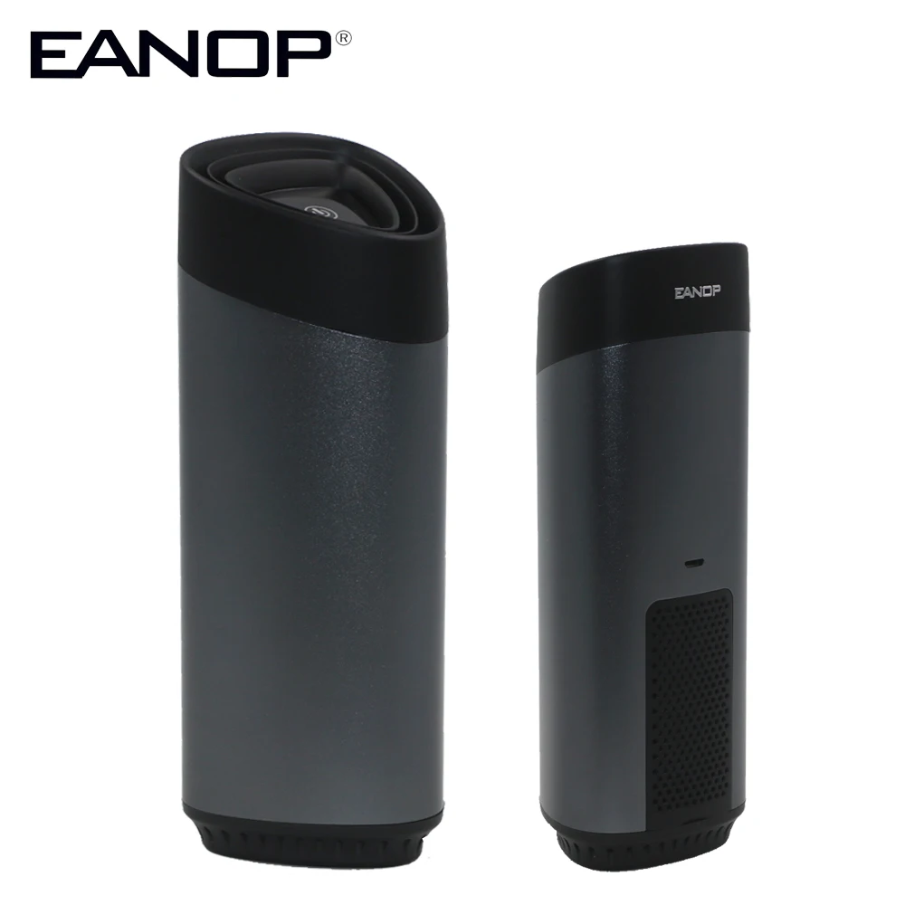 

EANOP P400 Mini Portable Intelliget 12V Car Air Purifier USB Freshner Oxygen Bar ionizer for Home & Cars
