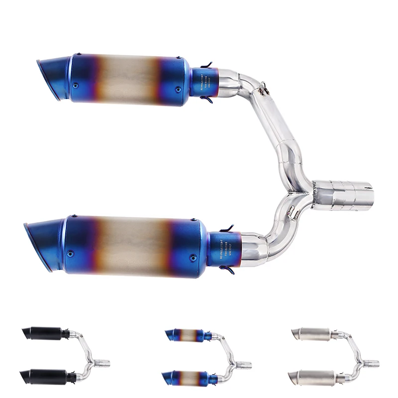 

Слипоны для Suzuki полный глушитель выхлопной трубы мотоцикла Escape System GSR400 GSR600 BK400 BK600 GSR BK 400 600 Модифицированная Соединительная труба