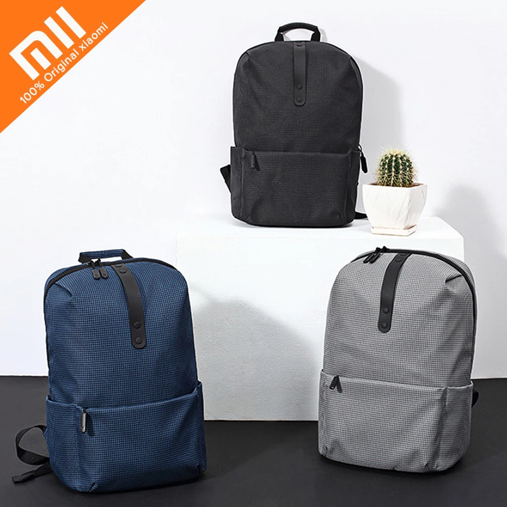 Оригинальный рюкзак для отдыха Xiaomi 20L из полиэстера молодежный колледжа 15 6