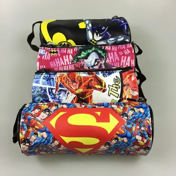 

DC Marvel Comic Superhero Wallets Cartoon Anime Batman Superman Flash Wonder Woman Clown Jokers Pen Pencil Coin Bag Purse Wallet