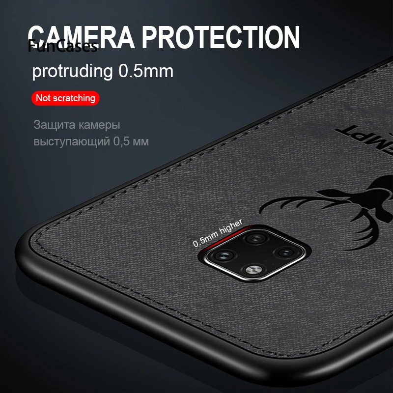 Роскошный тканевый чехол для huawei Honor 8x Max mate 20 Pro мягкий 10 8 9 Lite противоударный