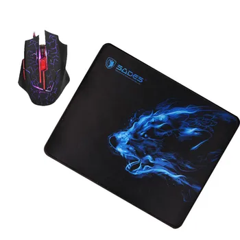 

#20# Mouse Mice Pad Wolf Pattern 300*250*3 MM Anti Slip Laptop Computer PC Mousepad Gaming Mouse Mice Pad Mat For Optical Mouse