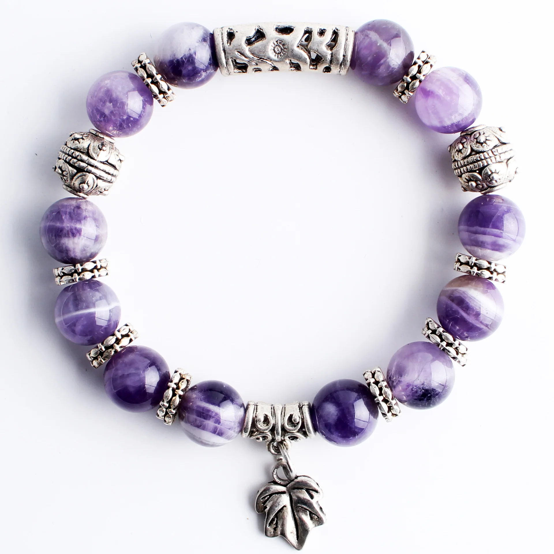 

Custom Handmade Bohemia Natural Stone Crystal Tiger Eye Retro Chakra Bracelet Women Bracelets for Women Boho Thread Bangles