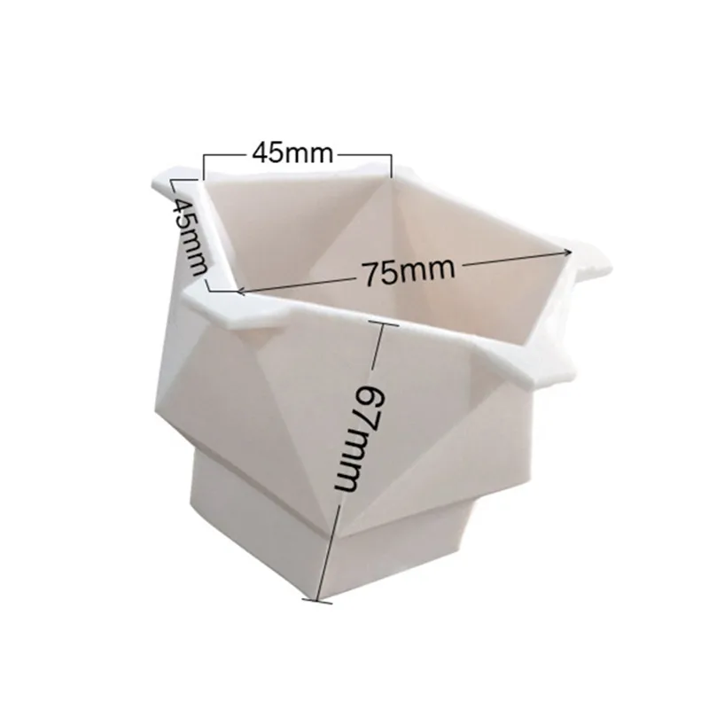 SHENHONG Geometry 3D Cake Mould Forms Cream Mold Silicone Mousse DIY Baking Cookie Fondant Bakery Brownie Homemade Home Party