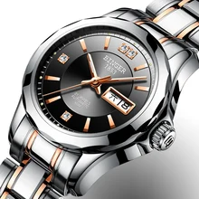 2017 Binger Watch Women Luxury Brand Japan Automatic Mechanical Movement Wrist Sapphire Waterproof Ladies Watch gold 8051-8