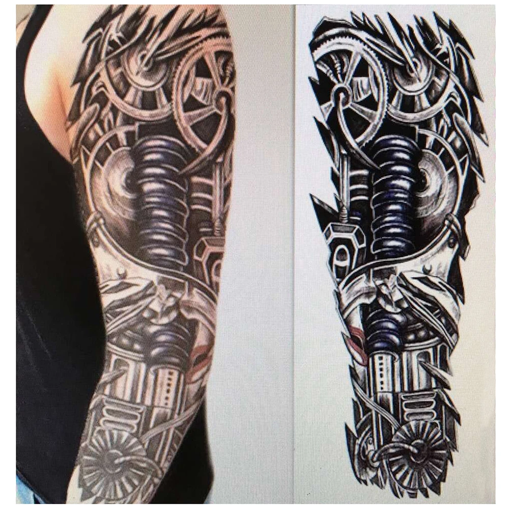 Tattoo Decals Sexy Beautiful 3D Disposable Polynesian Body Art Tattoo