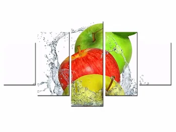 

Top 5 Pieces Factory wholesale Fruit series Art Print Poster Wall Picture Canvas Painting Framed Home Decor/still life-4