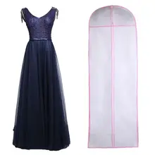 Свадебное, бальное платье пылезащитный чехол Нетканая свадебная ткань сумка для хранения одежды длинный чехол для одежды чехол