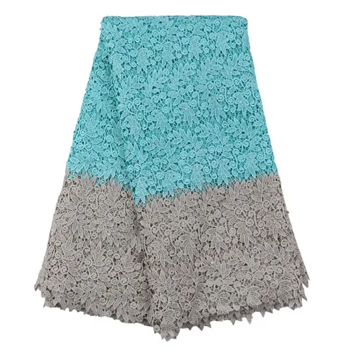 

Guipure Nigerian Laces Fabrics High Quality cheap fabrics Embroidered corded Wedding fabric