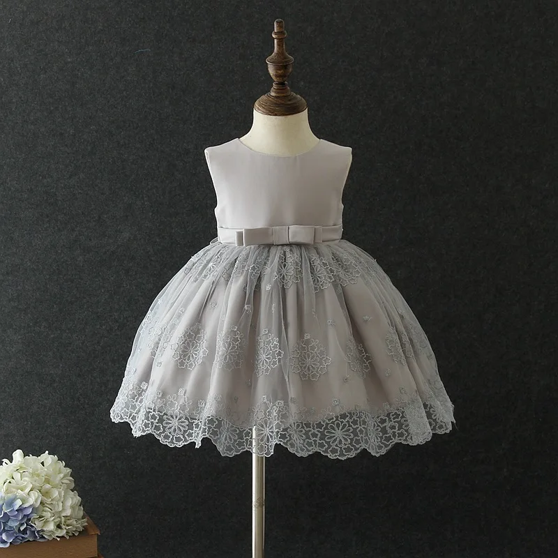 Праздничное платье для маленьких девочек на день рождения, платье принцессы с цветами для девочек, винтажное платье с вышивкой, vestido, платье