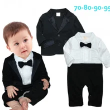 Года фирменный детский набор джентельмена для мальчика детский комбинезон+ жакет детские костюмы костюм для вечеринки ребенка 2 вещи/комплект