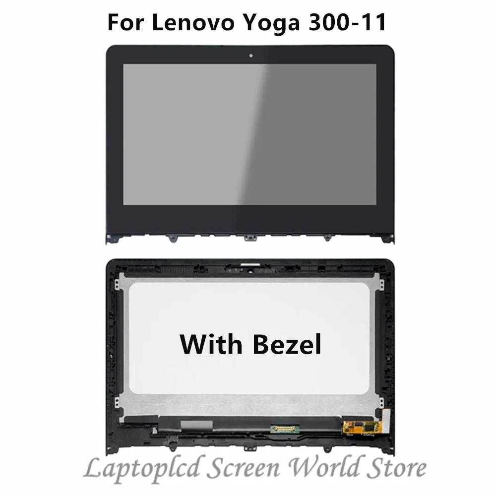 FTD lcd 11,6 ''5D10H11015 Ноутбук lcd сенсорный дигитайзер сборка панель с рамкой для lenovo Yoga 300-11 300-11IBY 1366x768
