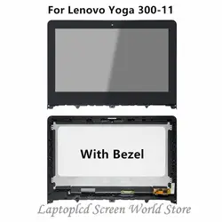 FTD lcd 11,6 ''5D10H11015 Ноутбук lcd сенсорный дигитайзер сборка панель с рамкой для lenovo Yoga 300-11 300-11IBY 1366x768