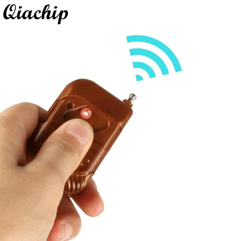 

Universal Wireless 433MHz 2CH Button Learning Code EV1527 Key Fob Transmitter For Smart Garage Door Opener Remote Control Switch