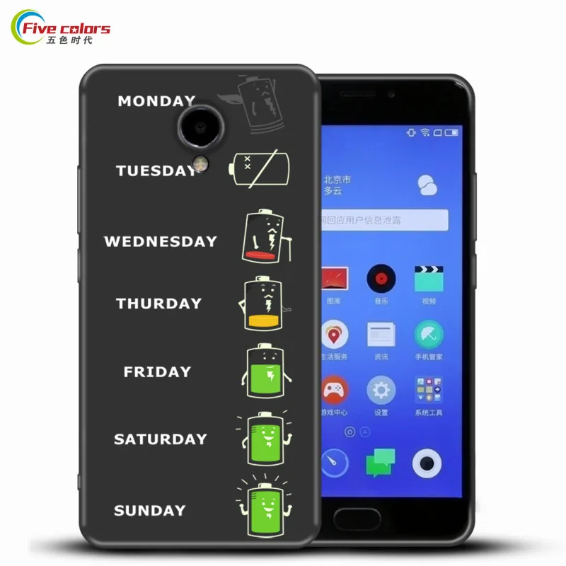 Phone Case For Meizu M5 Note M5C Cover Fashion Silicone TPU Soft Protective Back for M5S Shell Fundas |