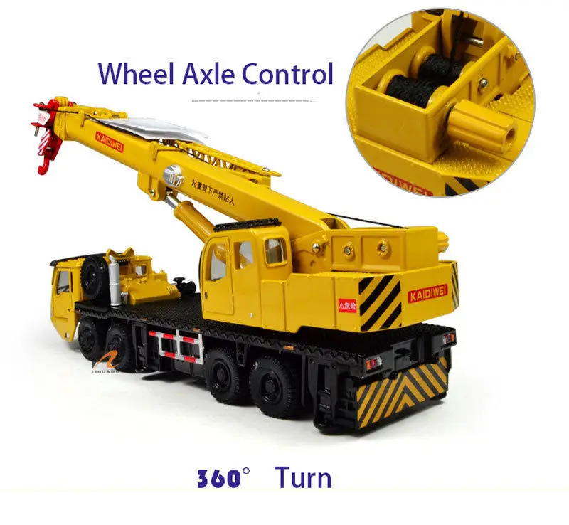 

1:64 Chinese Machinery Lift Crane Truck Construction Equipment Diecase Model