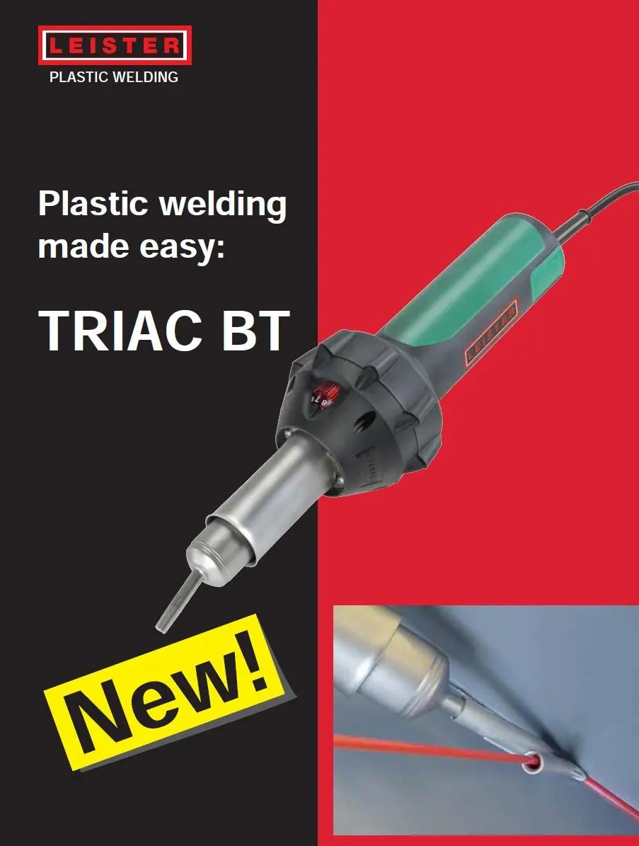 Leister Triac BT Plastic Welding Kit Leister Hot Air Plastic Welding
