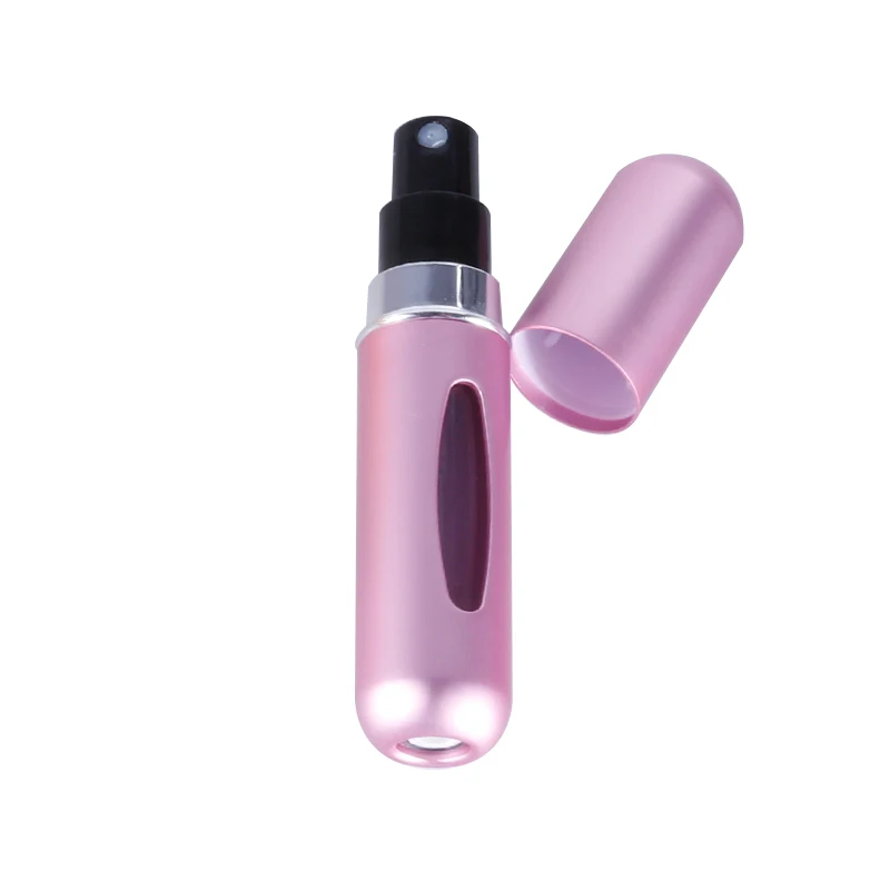 OSHIONER 5 мл/8 мл портативный мини многоразовый флакон-спрей для духов алюминиевая бутылка с пульверизатором для путешествий контейнер с духами - Цвет: 5ml Matte pink