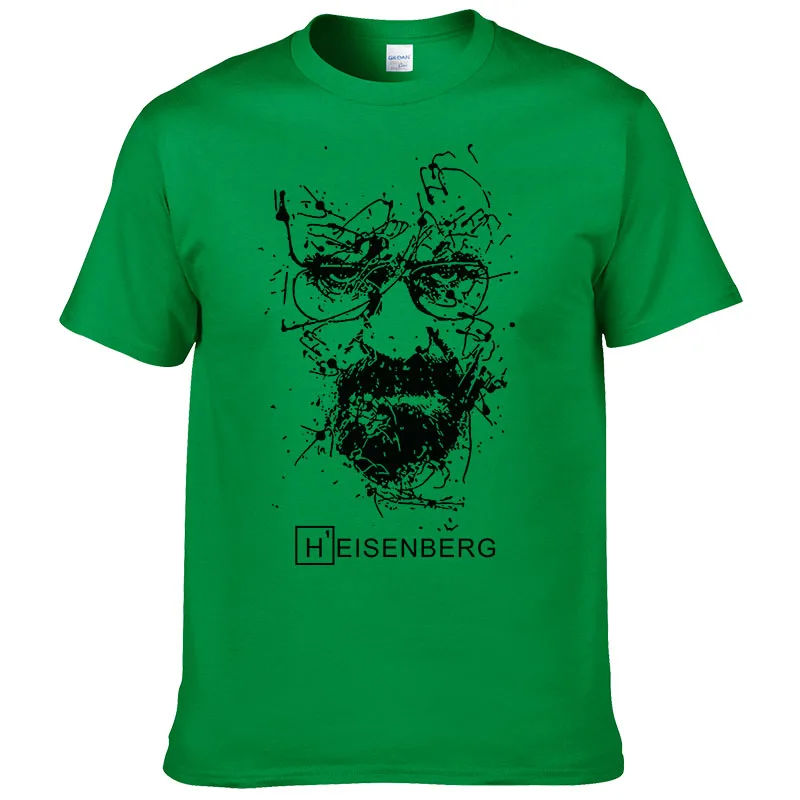 Новая мода Breaking Bad футболки Для мужчин Гейзенберг Camisetas Hombre Для мужчин прохладный Футболка Топы корректирующие хлопковая футболка с коротким рукавом#191