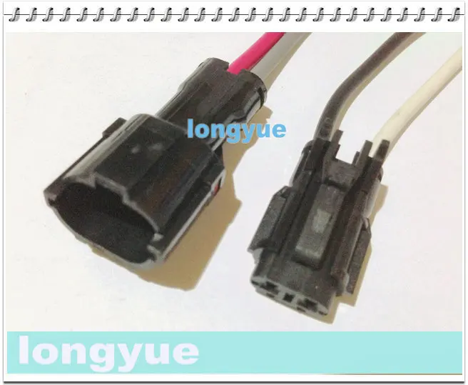 

longyue 50sets universal 2-way KET connector pigtail wiring harness male and female kit new 15cm wire