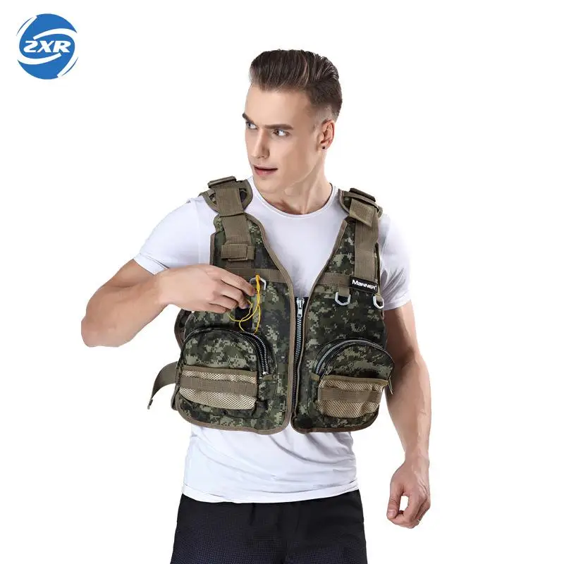 

Military Camouflage Swimming Life Jacket Fishing Boating Floating Multi-pocket Life Vest Water Sport Buoyancy Fishing Vests