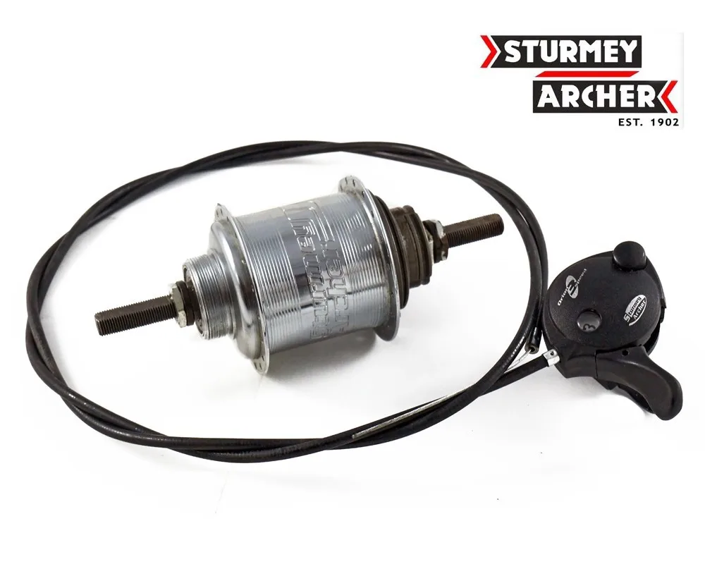 Sturmey Archer 3 Speed Internal Rear Wheel 700c Black
